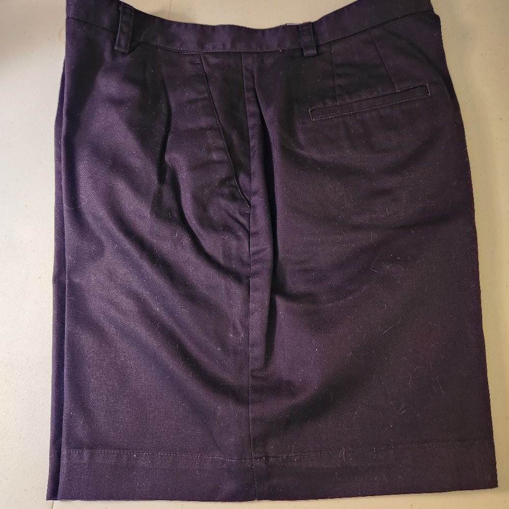 Liz Claiborne navy twill shorts, size 16